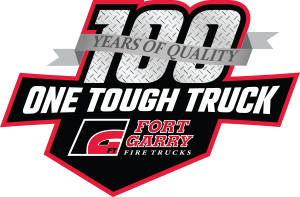 Fort Garry Fire Trucks 100 Year Logo - 300px